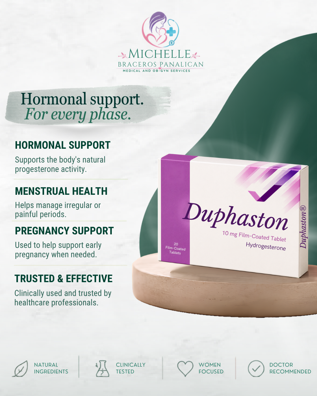 Duphaston Hormonal Support